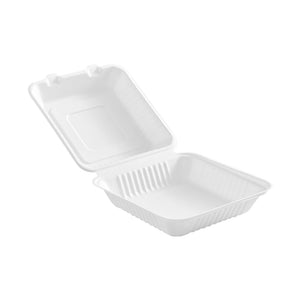 Compostable Hinged Containers 6010,6011,6012