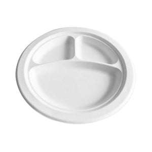 Compostable Plates with Compartments 6024,6025