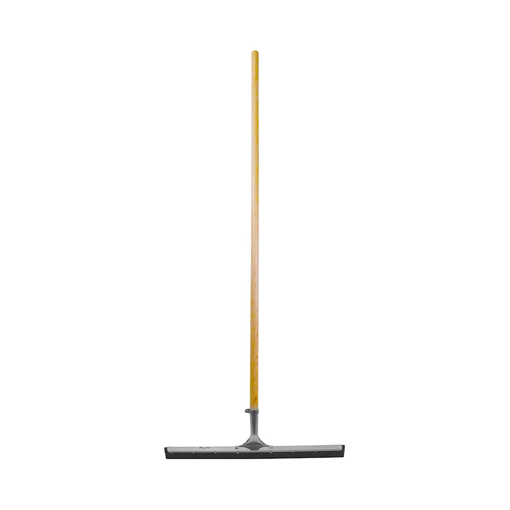 Heavy Duty 17" Flexible Floor Squeegee With Rubber Blade & Adjustable Handle