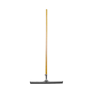 Straight Black Rubber Squeegee silver head squeegee with black rubber with wooden handle, Straight Black Rubber Squeegee, SIZE, 18 Inch, FLOOR CLEANING, FLOOR SQUEEGEES, 4092,4093,4082,4083