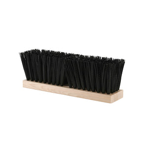 Tête de balai rugueuse Barn-Street natural wood block broom brush with black brissels, Barn-Street Rough Broom Head, SIZE, 14 Inch, FLOOR CLEANING, PUSH BROOMS, 4458