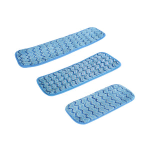 Tampon humide en microfibre bleu blue wet pad in 12 inch, 18inch, 24inch, Blue Microfiber Wet Pad, SIZE, 12 Inch, MICROFIBER, FLOOR PADS, 3312,3325,3326