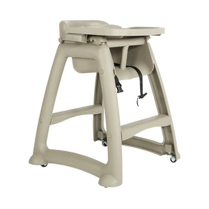Trona Con Ruedas Y Bandeja childrens highchair with tray and cupholder groove top view, High Chair With Wheels And Tray, FOOD SERVICE, HIGH CHAIRS, 1133