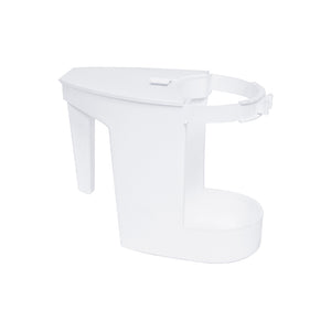 Caddy de cuencos white bathroom carrrier with built in compartments with side handle, Bowl Caddy, WASHROOM CARE, CADDIES, 3009