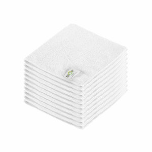 Chiffons en microfibre 14 pouces x 14 pouces 240 g/m² white 10 stack of cleaning cloths, 14 Inch X 14 Inch 240 Gsm Microfiber Cloths, COLOR, White, Package, 20 Packs of 10, MICROFIBER, CLOTHS, Best Seller, COVID ESSENTIALS, 3131W