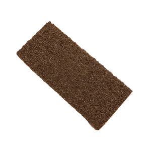 Utility Pads rough rectangular brown scrub, Utility Pads, SIZE, Heavy-Duty, COLOR, Brown, GENERAL CLEANING, UTILTY PADS, 3753