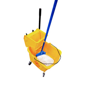 Sidepress Buckets And Wringers Sidepress Bucket And Wringer Yellow, SIZE, 35 Qt Yellow, FLOOR CLEANING, BUCKETS & WRINGERS, Best Seller, 3080Y