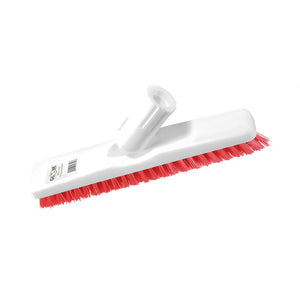 Cepillo giratorio para lechada white swivel handle flat base with red brush fibers, Swivel Grout Brush, GENERAL CLEANING, BRUSHES, 3610