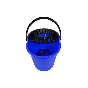 Seau à vadrouille de 13 pintes avec essoreuse blue busket with black handle and black wringer, 13 Qtmop Bucket With Wringer, GENERAL CLEANING, PAILS & BUCKETS, 2060