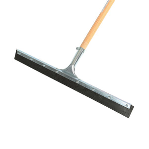 Escobilla de goma recta negra silver head squeegee with black rubber with wooden handle, Straight Black Rubber Squeegee, SIZE, 18 Inch, FLOOR CLEANING, FLOOR SQUEEGEES, 4092,4093,4082,4083