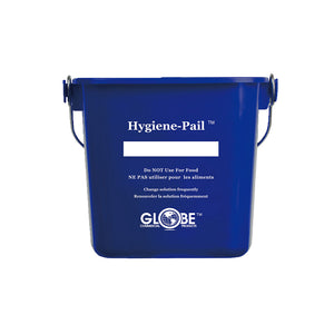 3 Qt Sanitizing Hygiene–Pail® blue bucket with silver wire handle 3qt, 3 Qt Sanitizing Hygiene–Pail®, COLOR, Blue, GENERAL CLEANING, PAILS & BUCKETS, COVID ESSENTIALS, 3603B