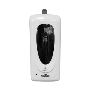 Touch-Free Dispenser With Refillable Bottle rectangular box black and white front lotion dispenser view, Touch-Free Dispenser With Refillable Bottle, RELATED, Liquid, WASHROOM CARE, SOAP & SANITIZER DISPENSERS, COVID ESSENTIALS, 4804W