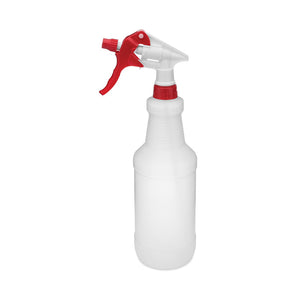 Set Pulverizador Botellas Con Graduaciones red spray trigger and bottle next accent with white body and bottle with measuremnts, Sprayer Set Bottles With Graduations, SIZE, 8 Inch Tube With 24 Oz Bottle, COLOR, Red, GENERAL CLEANING, TRIGGERS PUMPS & BOTTLES & CAPS, COVID ESSENTIALS, 3569