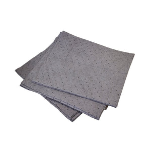 Almohadillas universales de 15 x 18 pulgadas para servicio mediano absorbant grey heavy textile fabric, 15 Inch X 18 Inch Universal Pads Medium Duty, Package, 10 Pack, SAFETY, ABSORBANT PADS & SOCKS, 7541