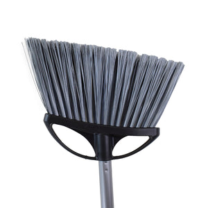 Escoba de ángulo grande de 12 pulgadas con mango de metal de 48 pulgadas angled brush head with black brissels and metal handle, Angle Broom Wtih 48 Inch Metal Handle, SIZE, Large 12 Inch, FLOOR CLEANING, ANGLE BROOMS, Best Seller, 4011