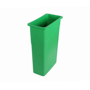 Récipient mince de 23 gallons green recycling garbage bin, 26 Gallon Slim Container, COLOR, Green, WASTE, SLIM CONTAINERS & LIDS, 9514