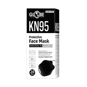 Masque ajusté KN95 KN95 Formfitting Mask, COLOR, Black, Package, 20 Boxes of 20, PPE-PERSONAL PROTECTIVE EQUIPMENT, MASKS, NEW, COVID ESSENTIALS, 7765B 