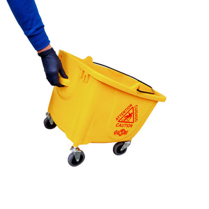 Baldes y escurridores de prensa lateral Sidepress Bucket And Wringer Yellow, SIZE, 35 Qt Yellow, FLOOR CLEANING, BUCKETS & WRINGERS, Best Seller, 3080Y
