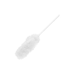 Plumeau en microfibre white microfiber duster with white handle, Microfiber Duster, SIZE, Short Handle, MICROFIBER, MICROFIBER DUSTERS, 4038